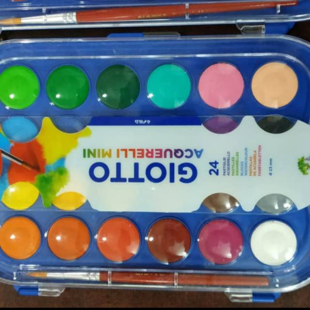 

Cat Air 24 warna mini GIOTTO acquarelli