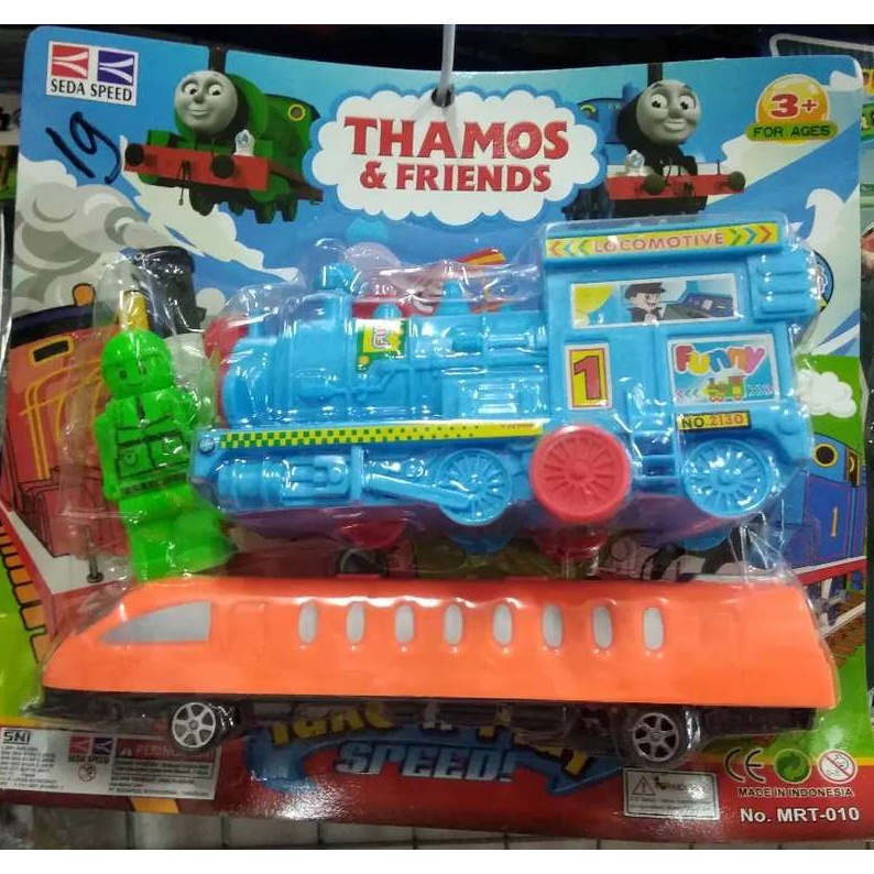 Mainan Thamos &amp; Friends MRT-010 Mainan Edukasi Kereta dan Boneka Anak