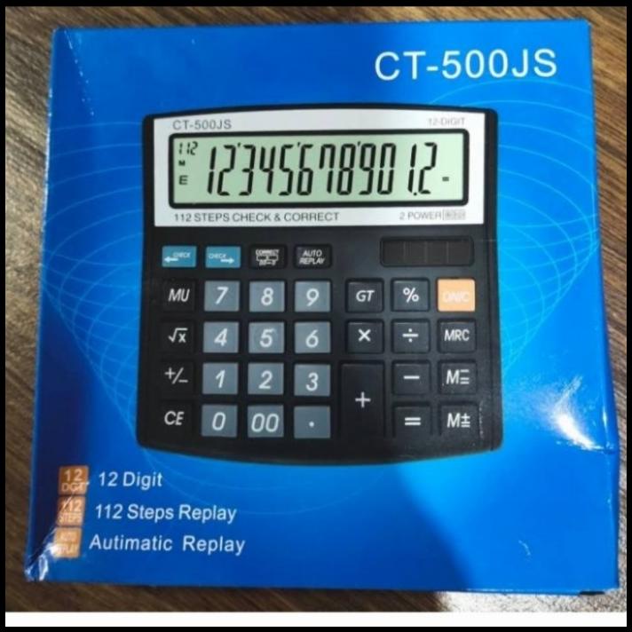 

Kalkulator Check & Correct Ct-500Js 12 Digit - Calculator Meja Ct500Js