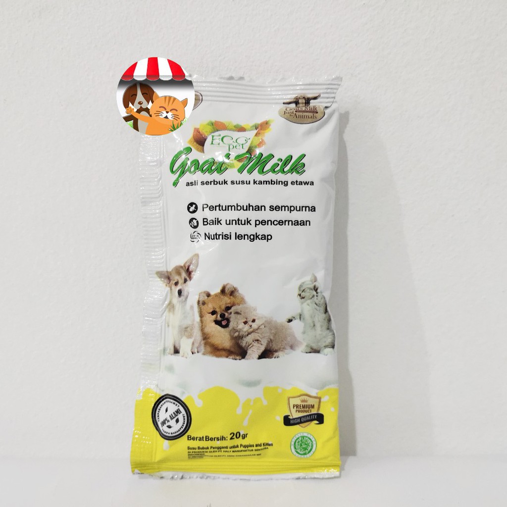 ECO PET GOAT MILK 1 BOX - Susu Kambing untuk Anak Anjing dan Kucing ecopet