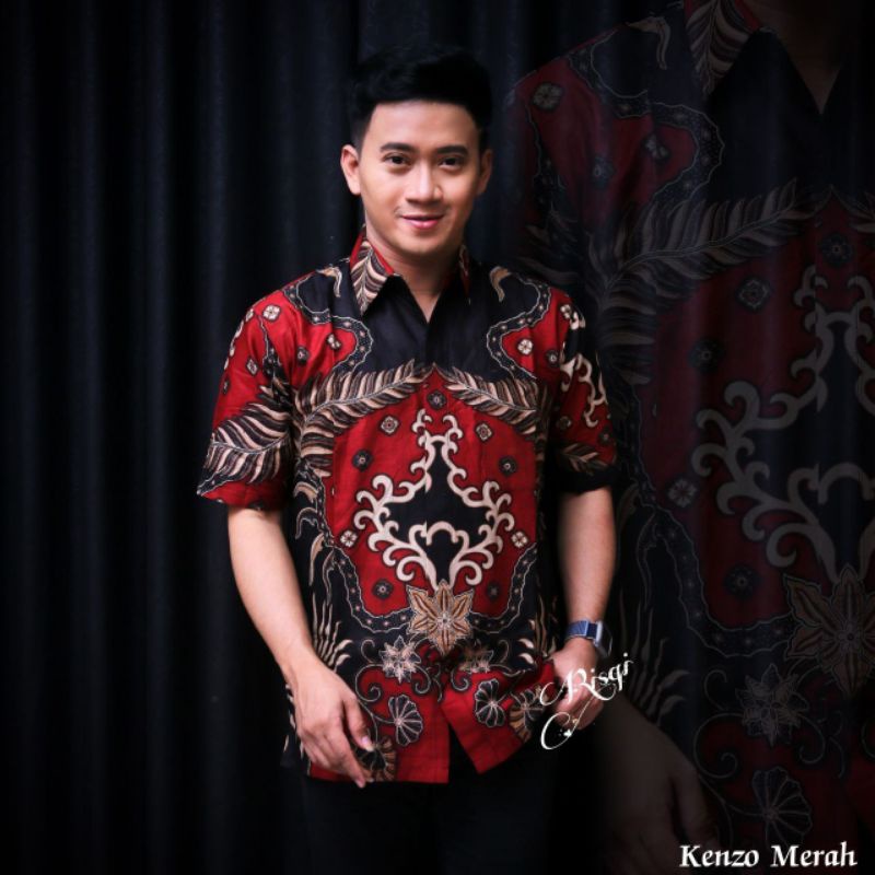 kemeja pria dewasa kemeja batik pria lengan pendek