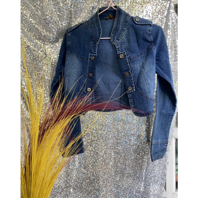 Preloved Jacket Jeans