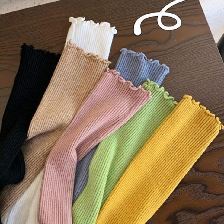 Alh31au22ᴳ ◦ Atasan Rajut Anak ala Korea ootd Atasan Rajut Berhijab Baju Rajut Anak Perempuan Lengan