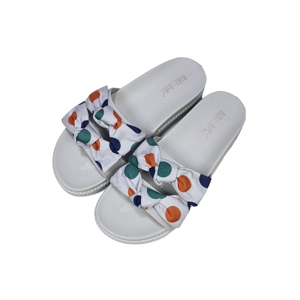jelly sandal wanita bara bara karet import pita kain sendal cewek barabara JSL895V38