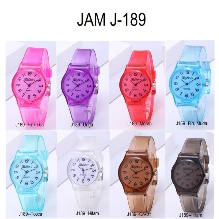 XRisID - J-189 JAM TANGAN TRANSPARAN MEREK FYGALERY JAM FASHION