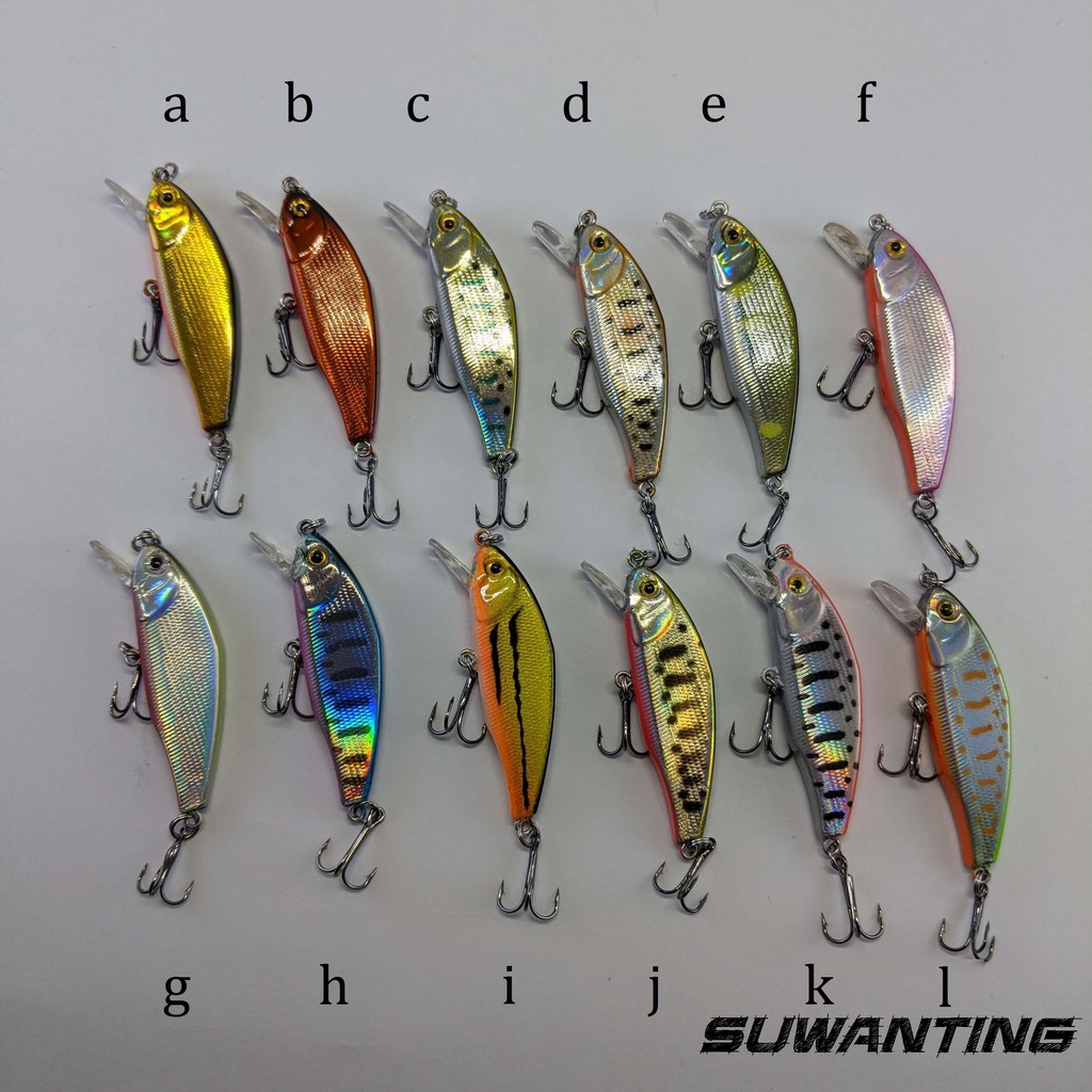 Umpan Lure Minnow 44mm Wobbler Sinking Good Action