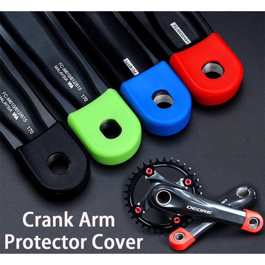 Risk Cover Pelindung Crank Sepeda Silicone Bicycle Arm Protector - JI1171