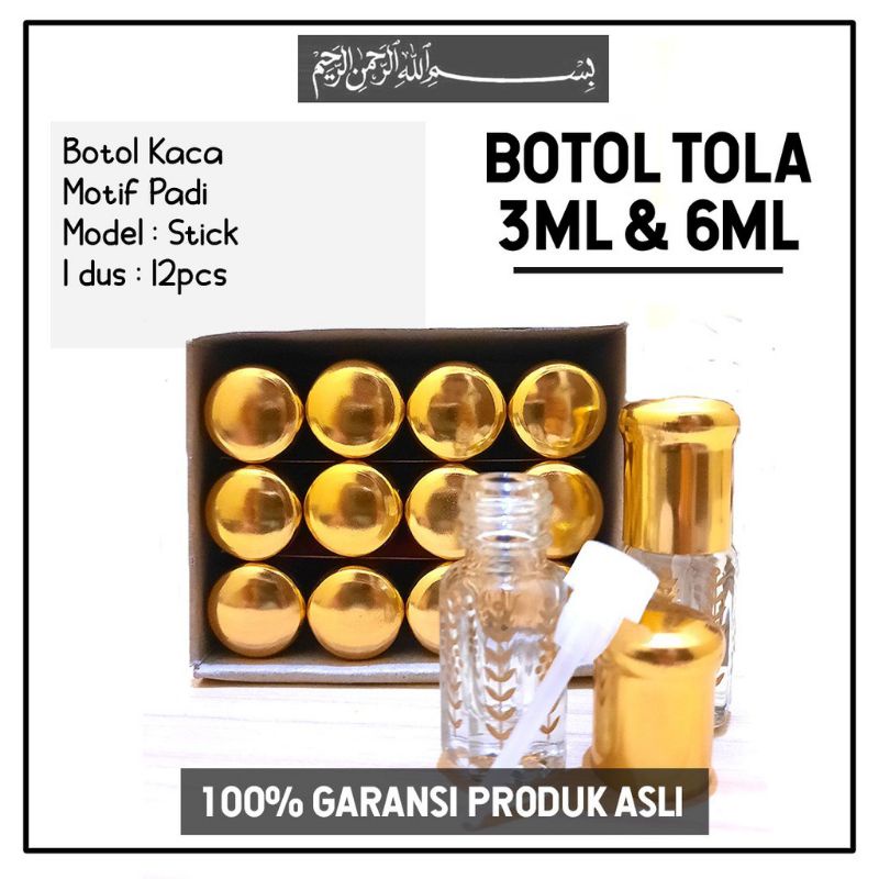 Botol Tola 3ml Stick Padi