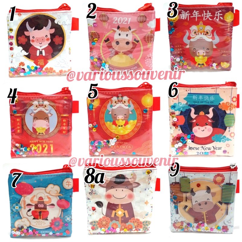 Dompet Angpao Imlek Tahun 2023 Shio Kelinci Rabbit Bunny Zodiac Model Shake Shake Manik Payet Lucu Murah Kebo