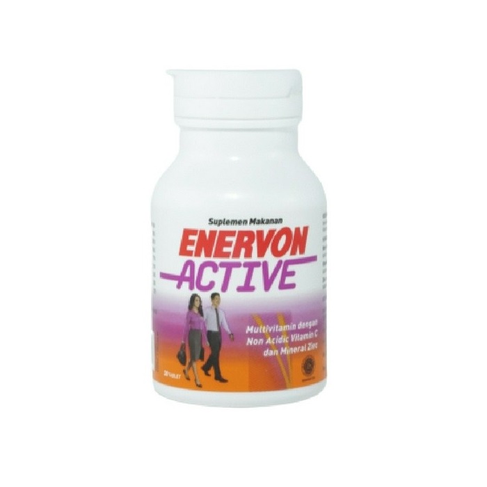 Enervon | Enervon Active Botol Tablet 30's | Vitamin C Multivitamin