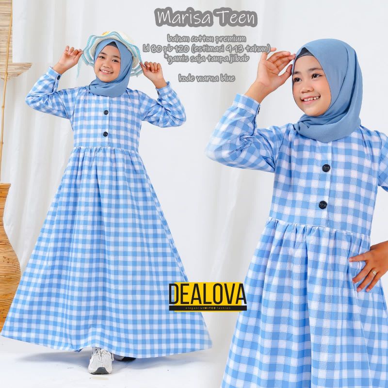 Gamis Anak Remaja Perempuan Usia 9-13 Tahun