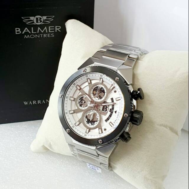 Jam tangan pria balmer 7984 kaca sapphire
