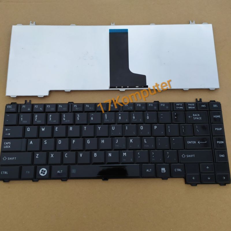 Keyboard TOSHIBA SATELLITE C600 C640 L600 L630 L635 L640 L640D GLOSSY