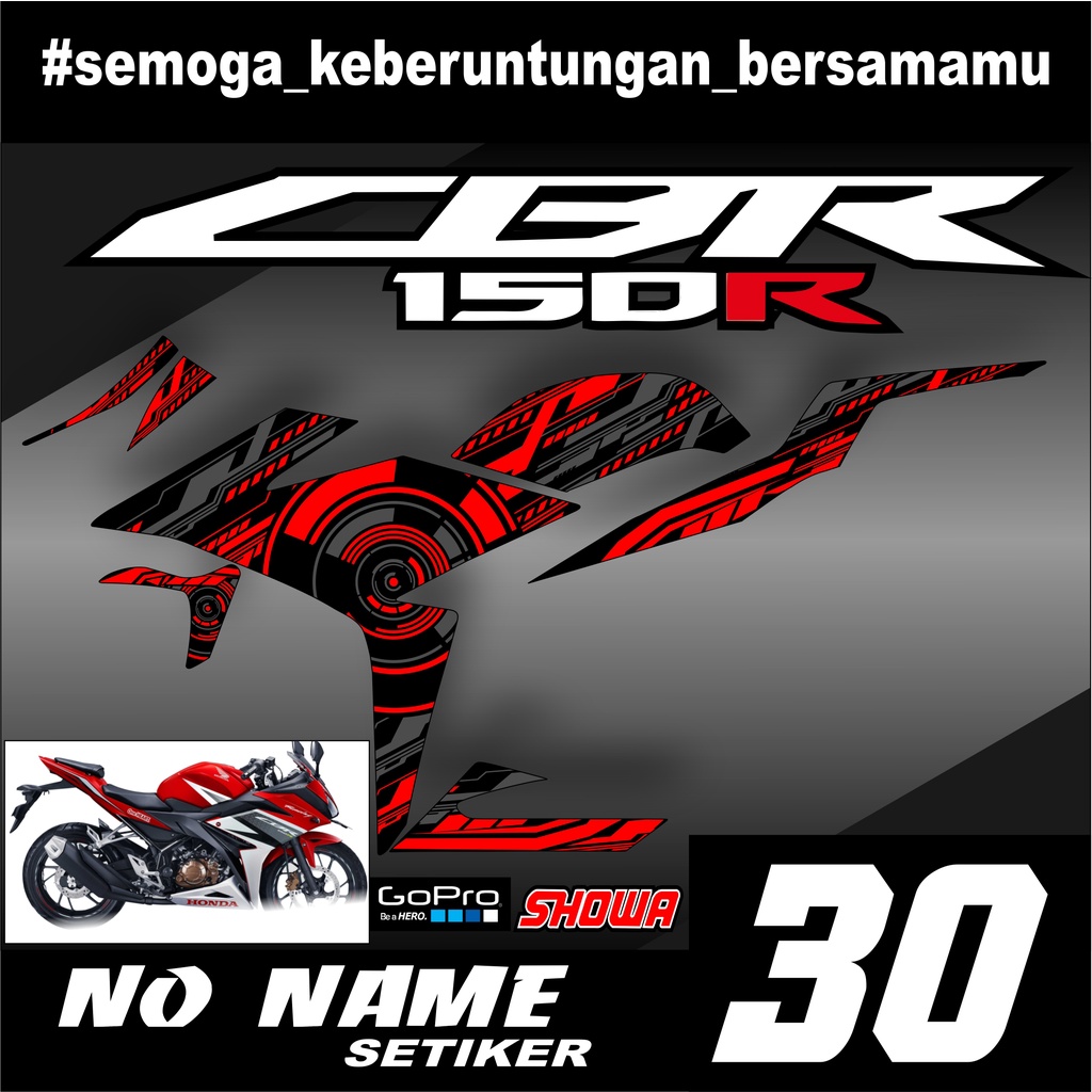 STRIPING VARIASI HONDA CBR 150 (30) FACELIFT - SCF01 SCF BEST SELLER