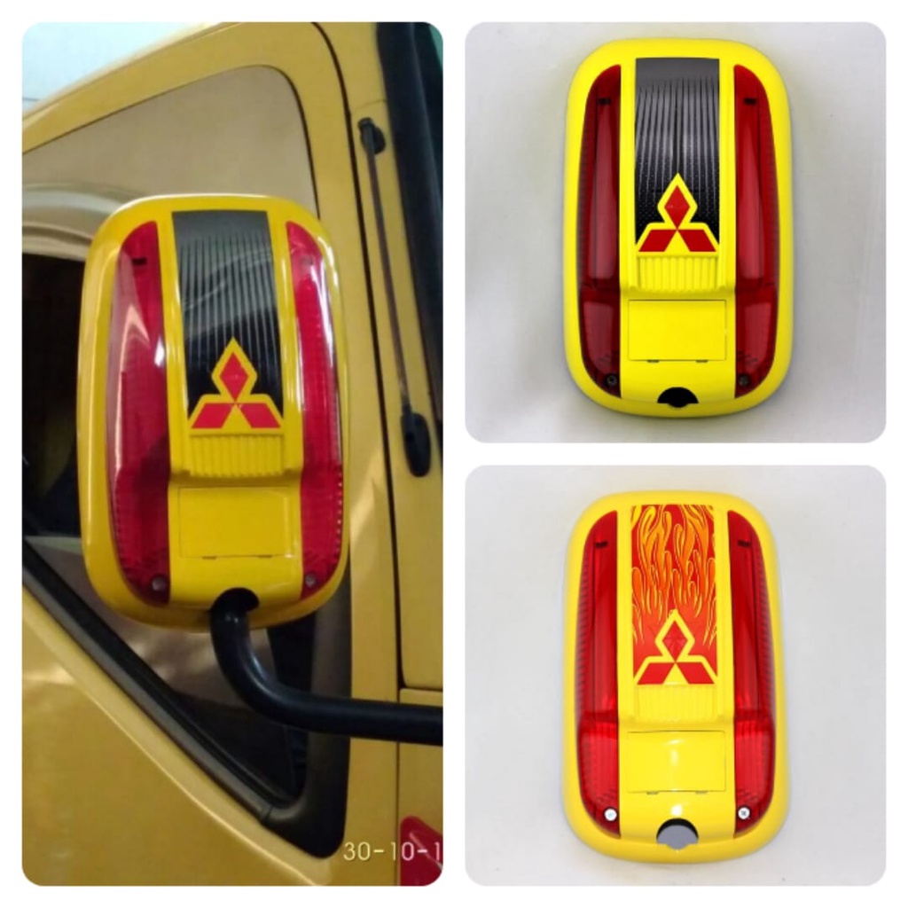 Cover Spion Truk Canter Kuning