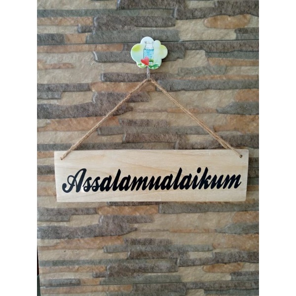 

GANTUNGAN ASSALAMUALAIKUM | GANTUNGAN SALAM PINTU | GANTUNGAN AESTHETIC | HIASAN PINTU | HIASAN DINDING | TULISAN GANTUNG
