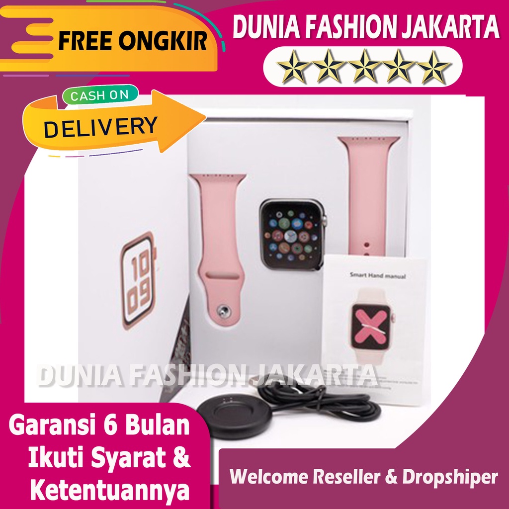 Jam Tangan Swartwatch T500 Jam Tangan Pria Wanita Bisa Untuk Telpon & Mengukur Detak Jantung