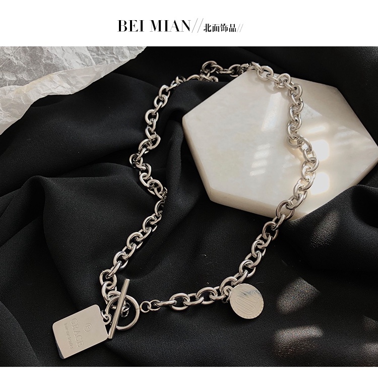 Yuanfang Brand Necklace Accessories Trendy Hip Hop Clavicle Chain