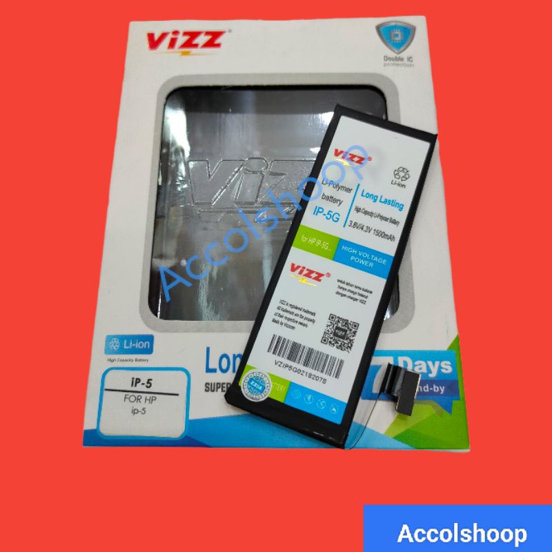 Baterai Batre Vizz Iph 5G ORIGINAL Vizz