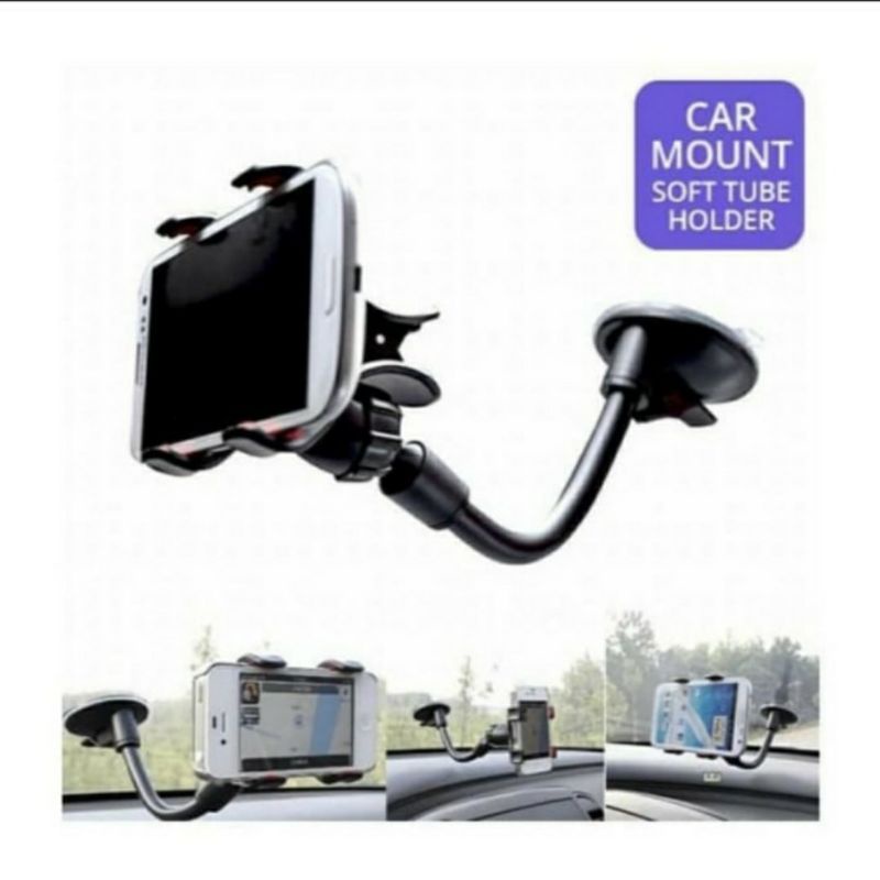 [BACA DESKRIPSI] Car Holder Universal Soft Tube || Holder Mobil || Holder HP Mobil