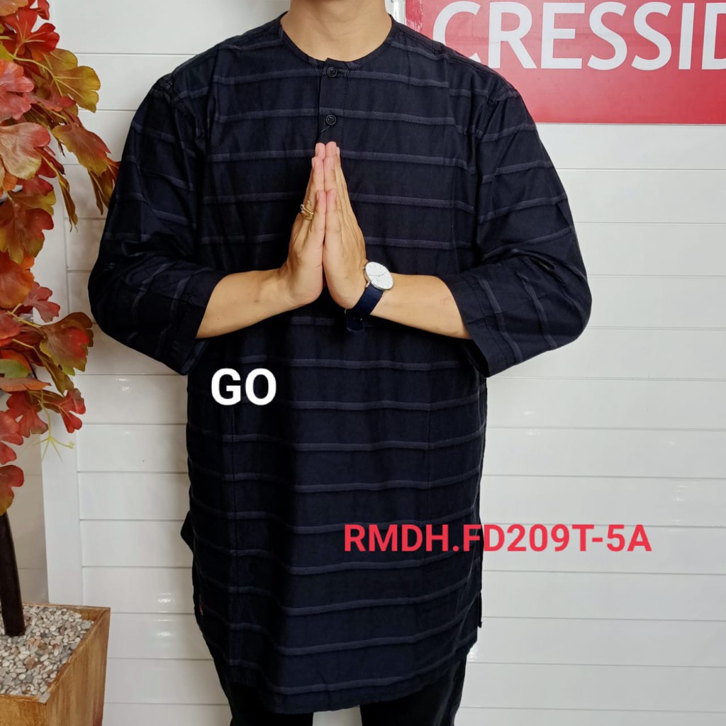 gos CRESSIDA KOKO/TAQWA Pakaian Pria Atasan Baju Muslim Kemeja Hem Reguler Original Lengan Pendek