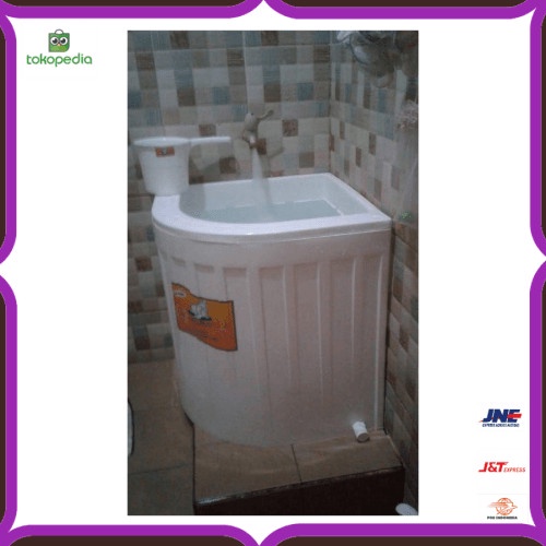 Bak Air Kamar Mandi Minimalis Modern PVC Tangki Air Besar Jumbo Putih
