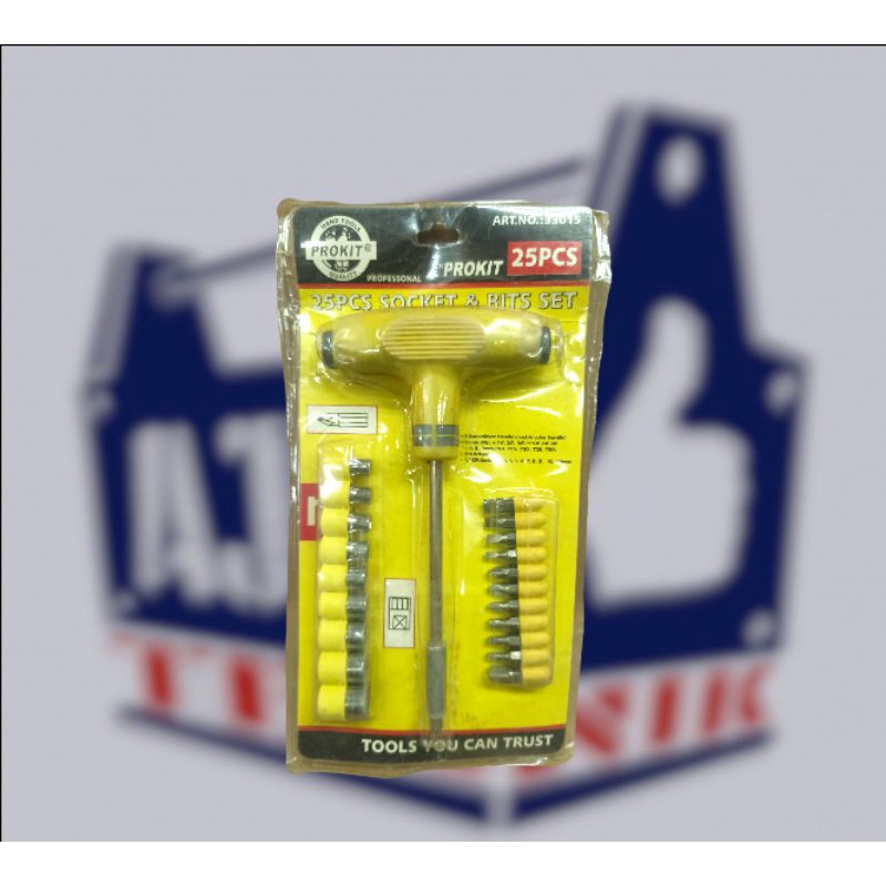 Obeng Mata Sock T Plus Screwdriver 22pcs TOPGEAR