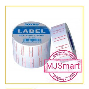

Stok Ready TERMURAH Label Harga JOYKO 1 baris Putih Obral