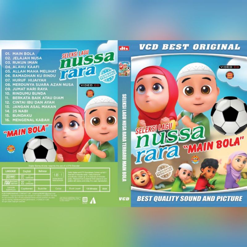 Kaset Vcd Music Nusa Dan Rara Main Bola