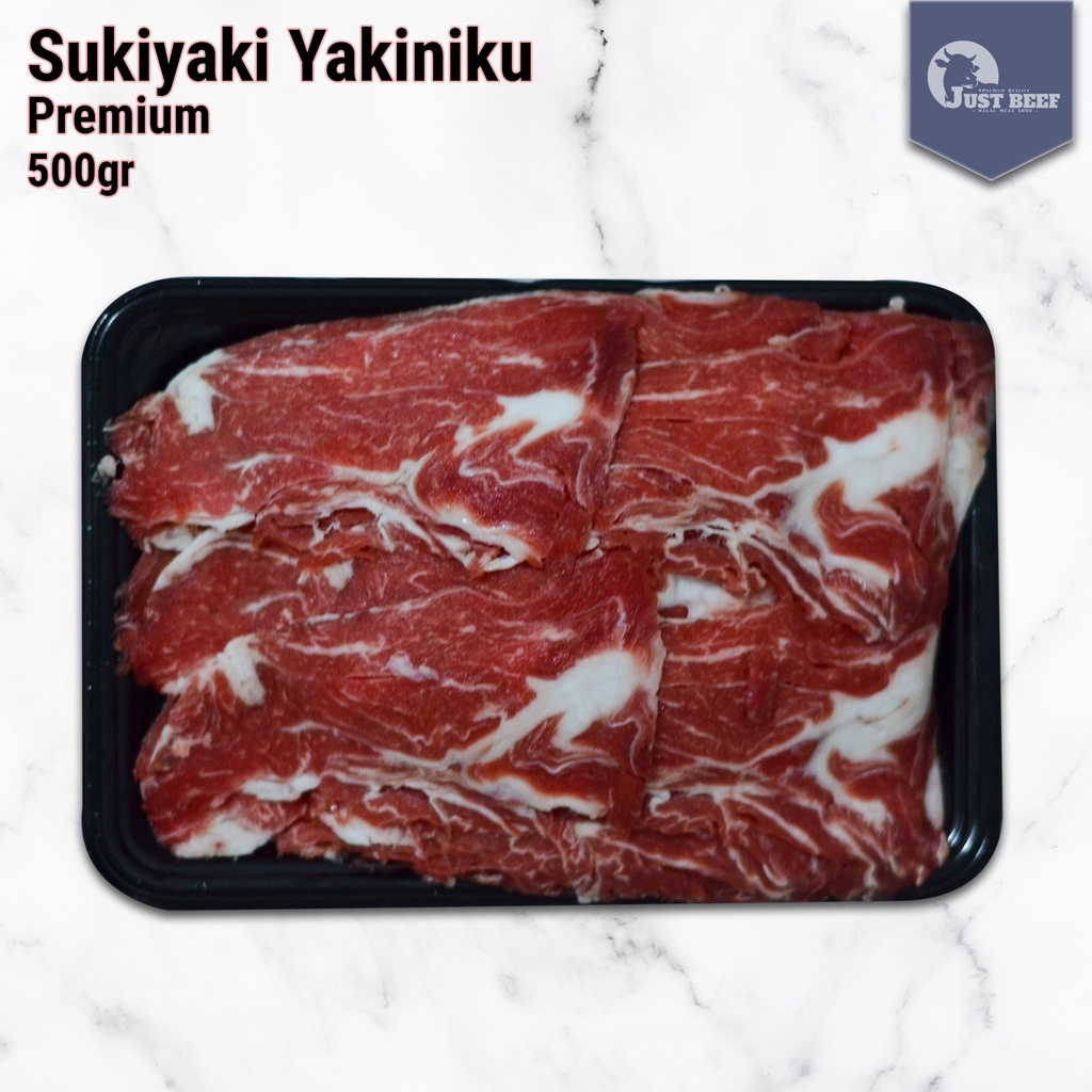 

Daging Sliced Import - Yakiniku Sukiyaki Sliced - 1kg