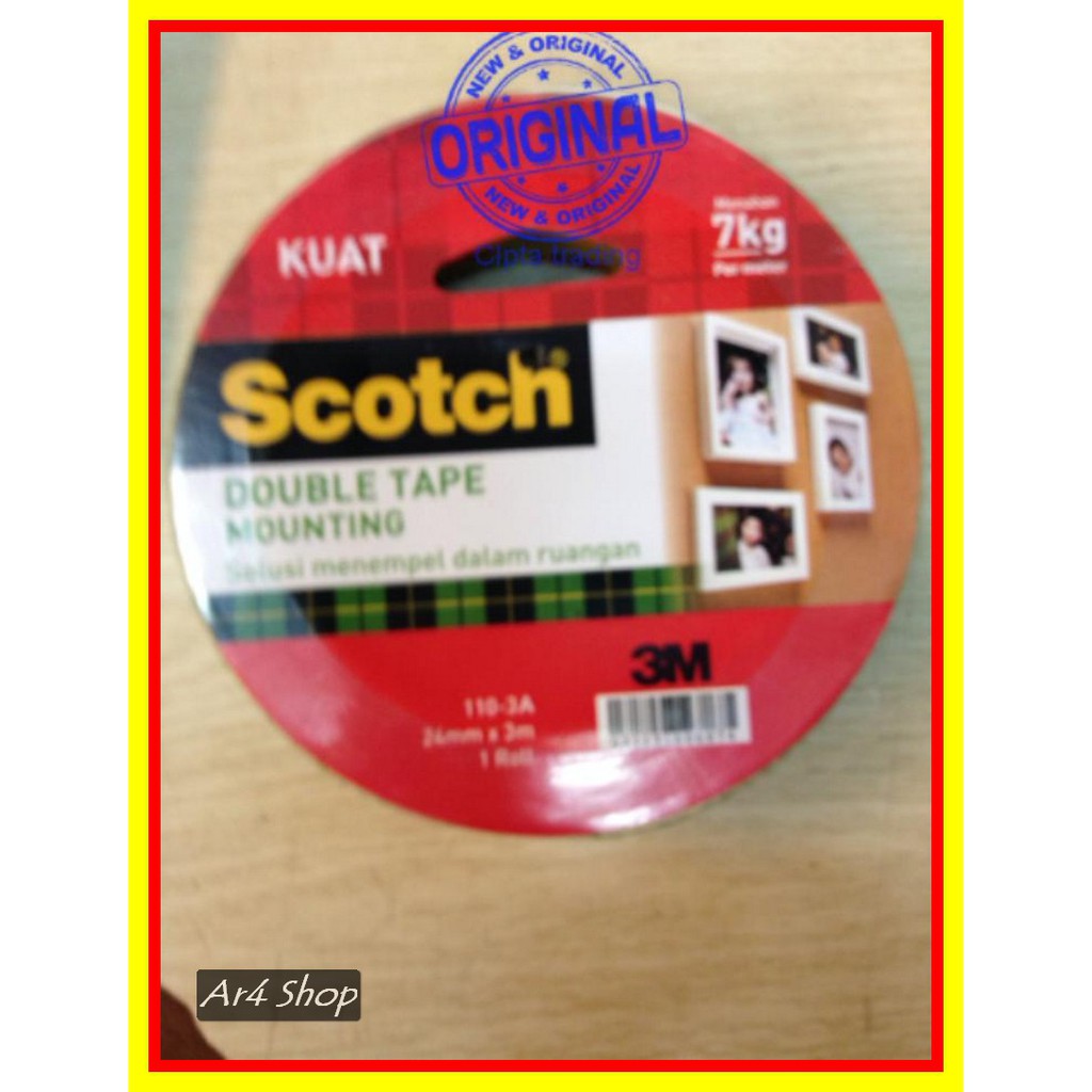 

Double Tape - Scotch 3M - Mounting Tape 24 Mm X 3M