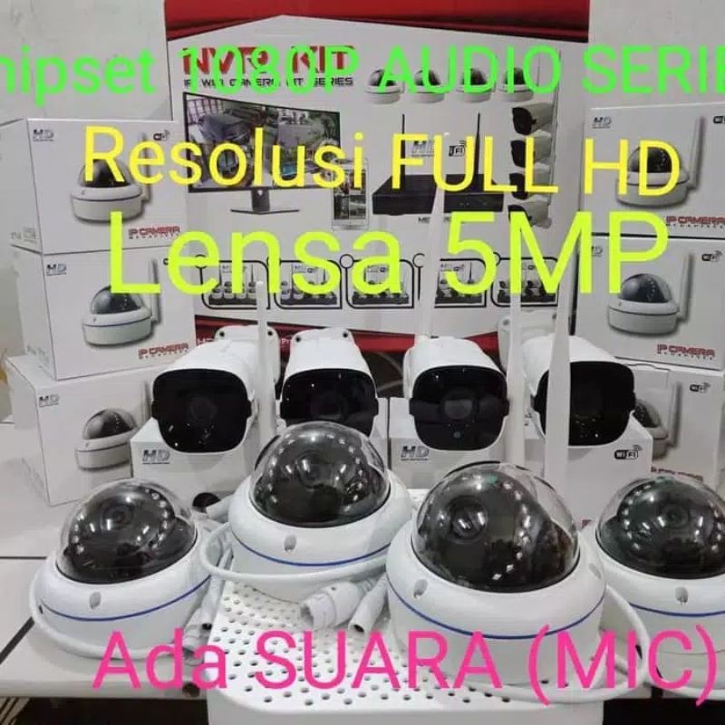 paket  cctv 8cam 4cam audio 5mp audio series