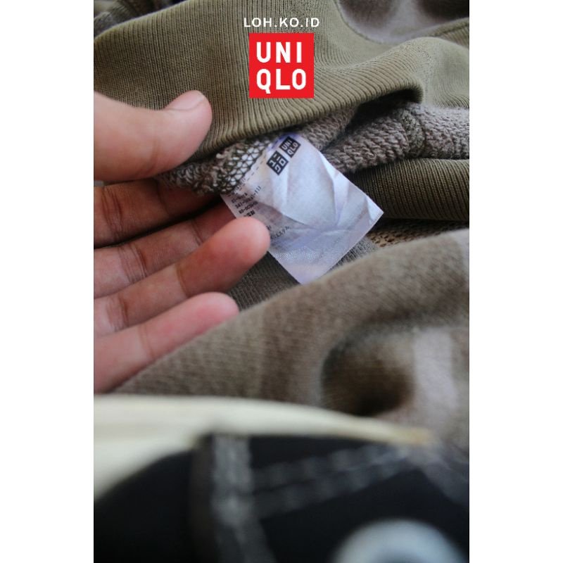 Zip Hoodie camo uniqlo second