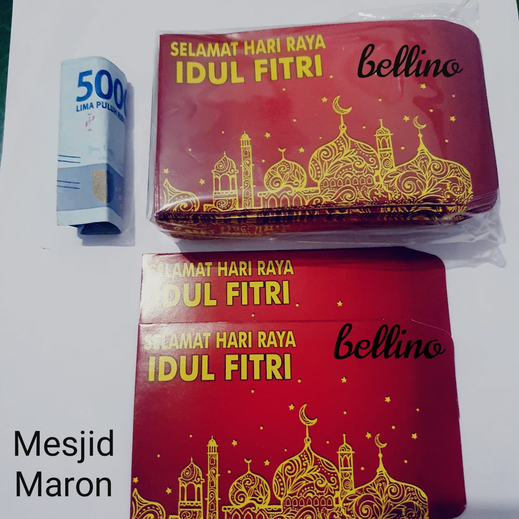 100pcs Amplop Lebaran Ampau Murah Uang Lebaran Idul Fitri Ukuran Sedang M / 1Pak Amplop Lebaran Motif Lucu 2022