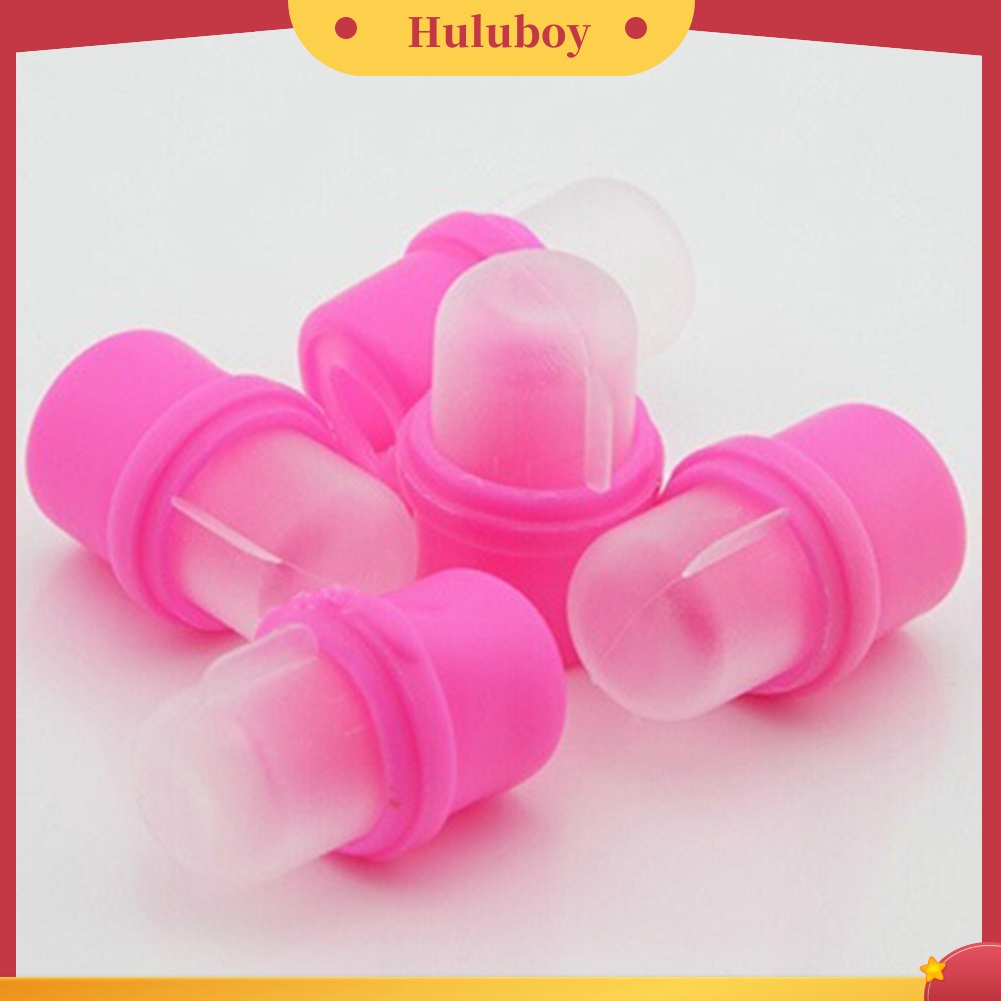 Huluboy Huluboy♡ 10 Pcs Tutup Penghapus Kutek Gel Bahan Akrilik