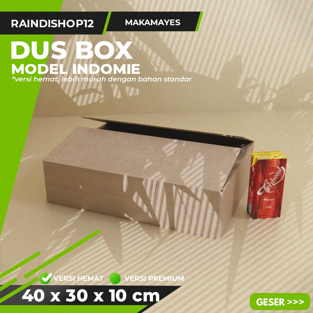 

BOX 40 X 30 X 10 CM KARDUS KOTAK KEMASAN PACKAGING KADO POLOS