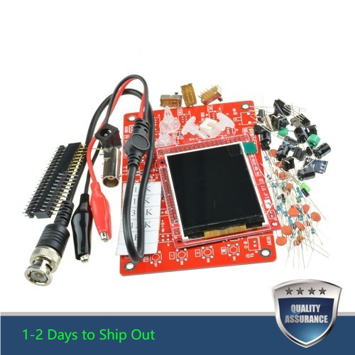 ✫〖ready to ship/COD〗✫DSO138 Set Oscilloscope Digital DIY dengan Probe unsoldered STM32 200KHz