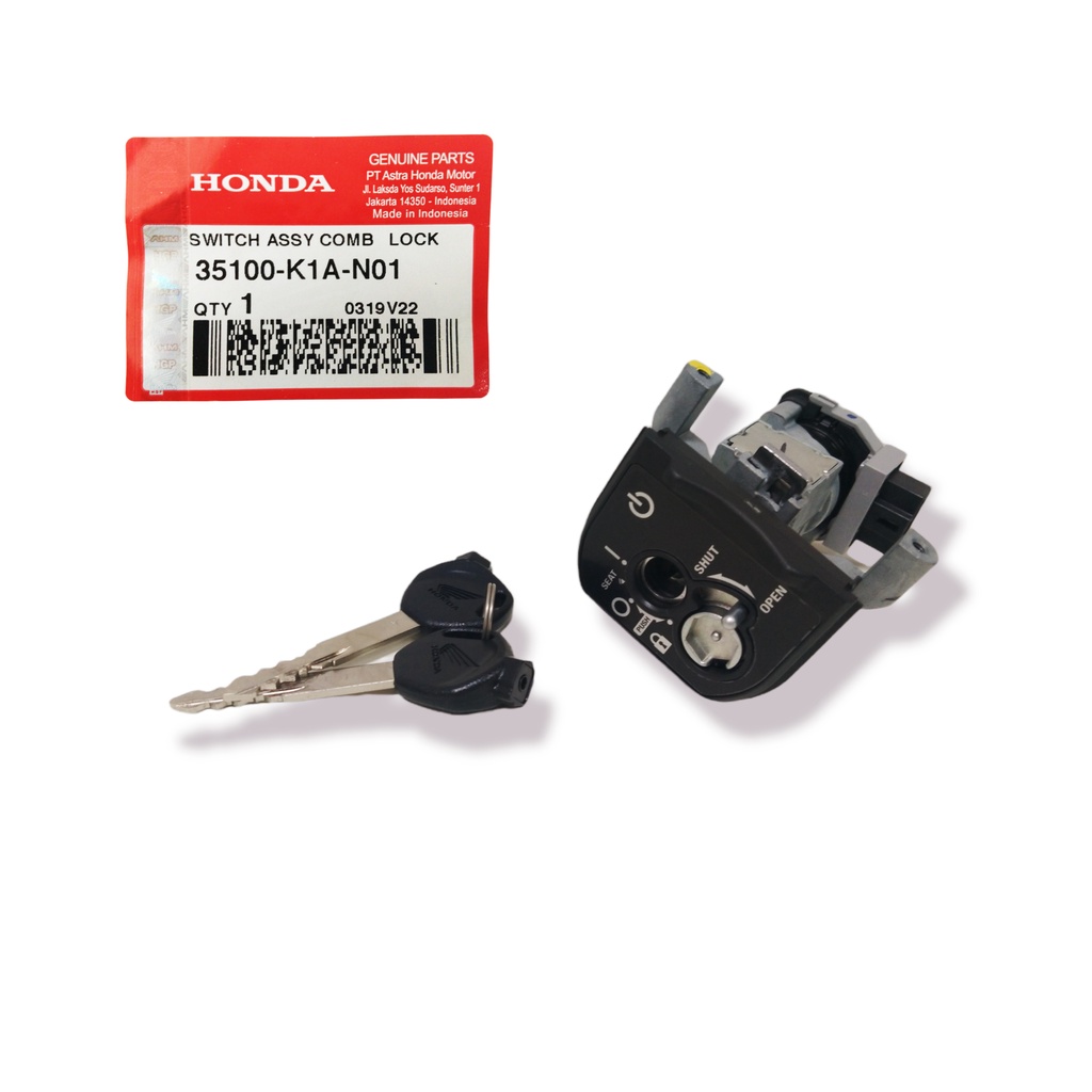 35100K1AN01 Kunci Kontak - Switch Assy Comb Lock Honda BeAT K1A
