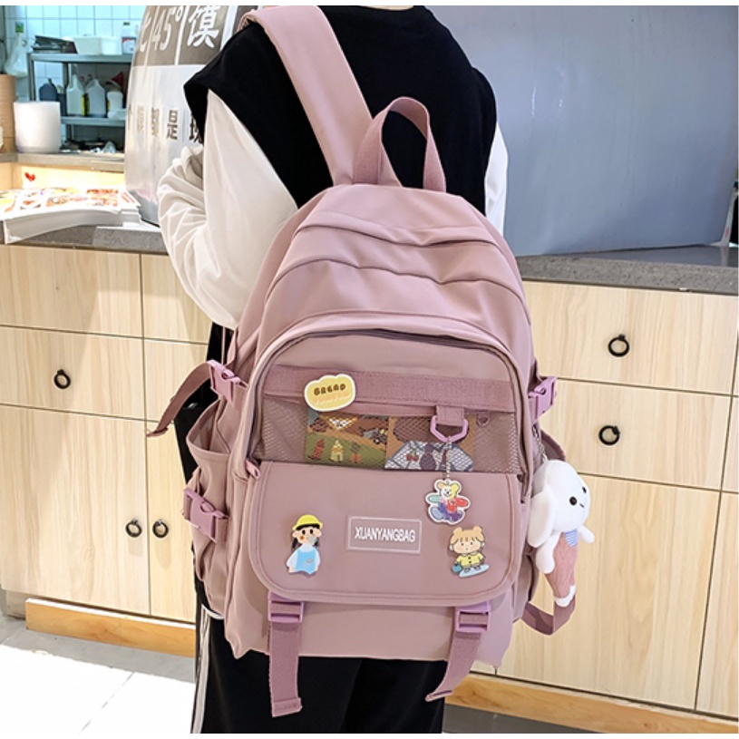 [PRE-ORDER] JK 976 1KG MUAT 2PCS PO TAS RANSEL SEKOLAH ANAK PEREMPUAN IMPORT TAS PUNGGUNG BACKPACK WANITA MODEL KOREA SMP SMA KULIAH JALAN GADIS CUTE C8852 Y28280 U4441 T3097 E5255 Z5048