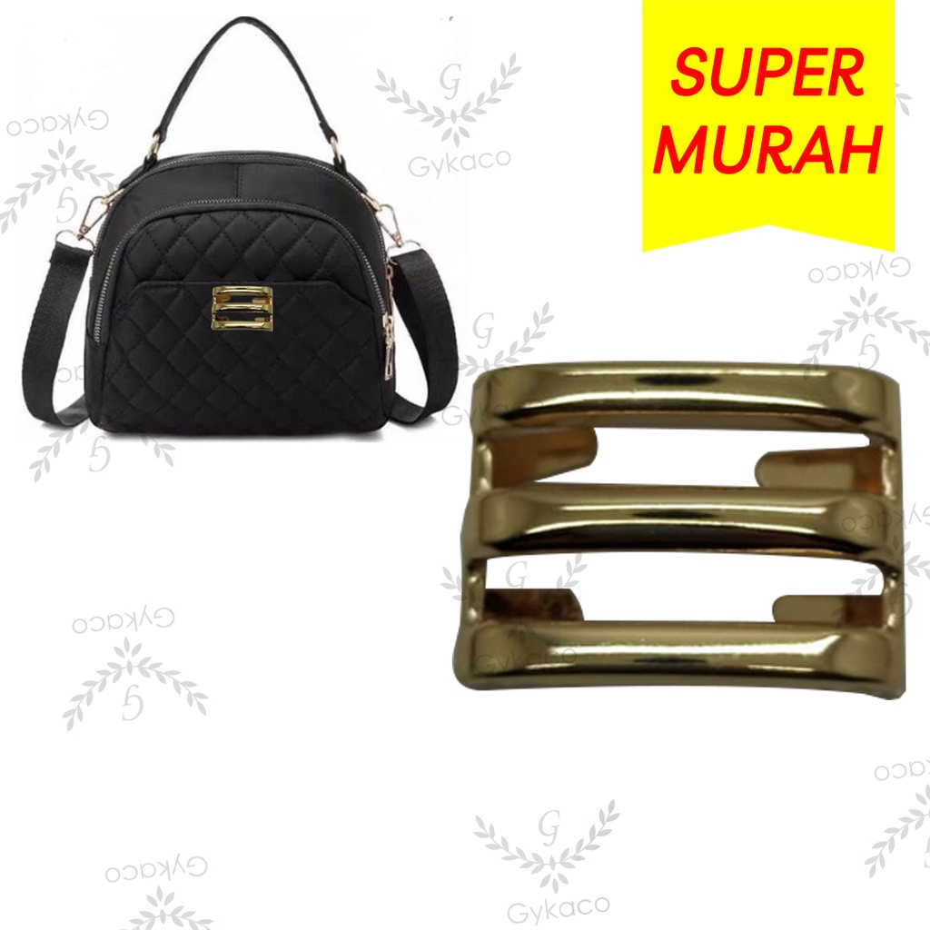 Variasi V140 Plat Gagang Tali Tancap - Aksesoris Tas &amp; Dompet Wanita Fashion (IMPORT)