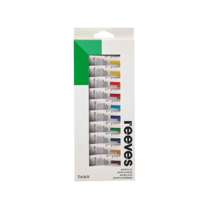 

REEVES Acrylic Paint Set 12 pcs