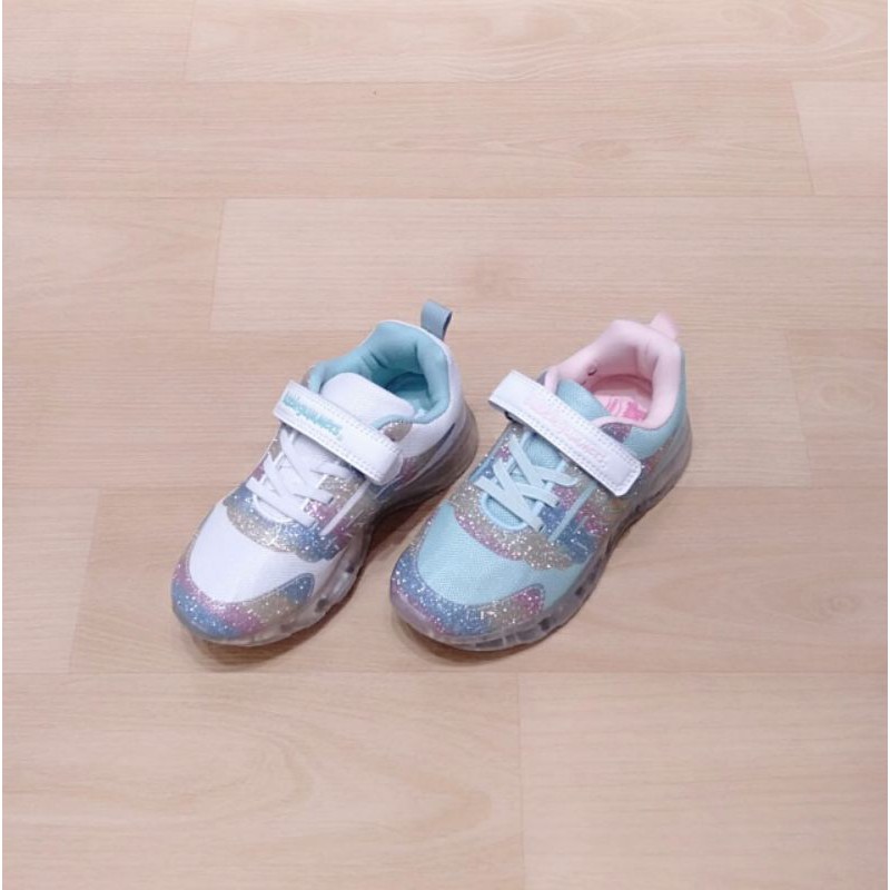 Sepatu Sneakers Lampu LED Anak Perempuan Bubble Gummers