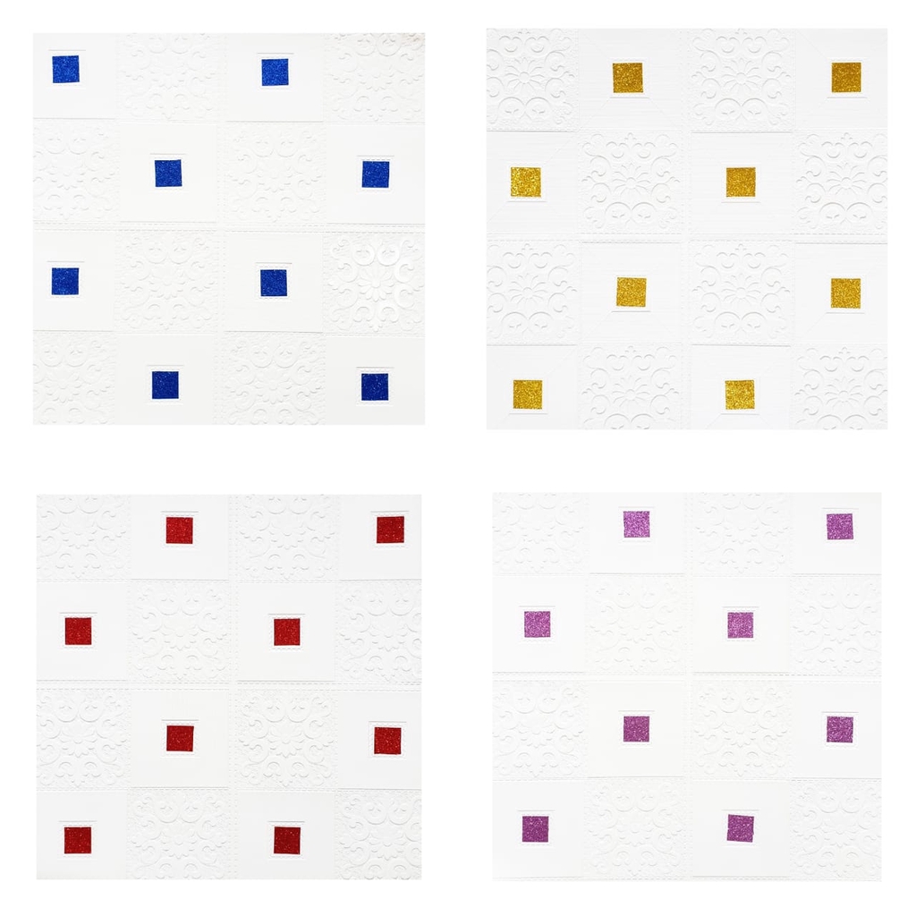 MMTOYS CM-H16/H17 Wallpaper Dinding Kamar Stiker Dekorasi Kamar Dapur Wall Sticker 3D Foam Murah-5