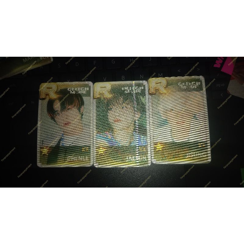 Lenticular NCT Dream Glitch Mode ICE VER (Unoff) JAEMIN JISUNG CHENLE