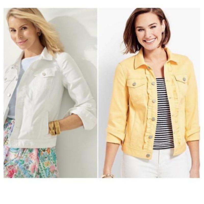 jaket denim Talbots keren 100 %original