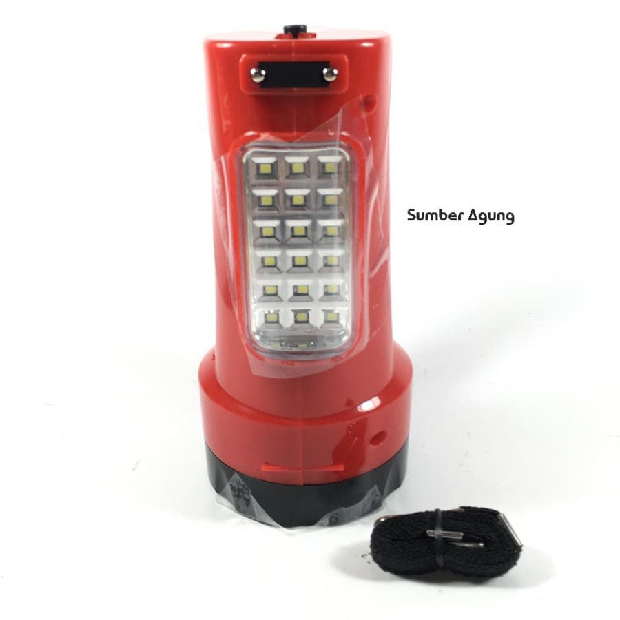 Senter Tangan Aoki Ak6519 LED Super 1W Tahan 5 Jam Dengan Lampu Meja