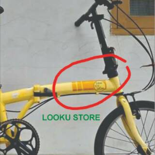 Cutting stiker  sepeda  lipat  b2w bike to work Shopee 