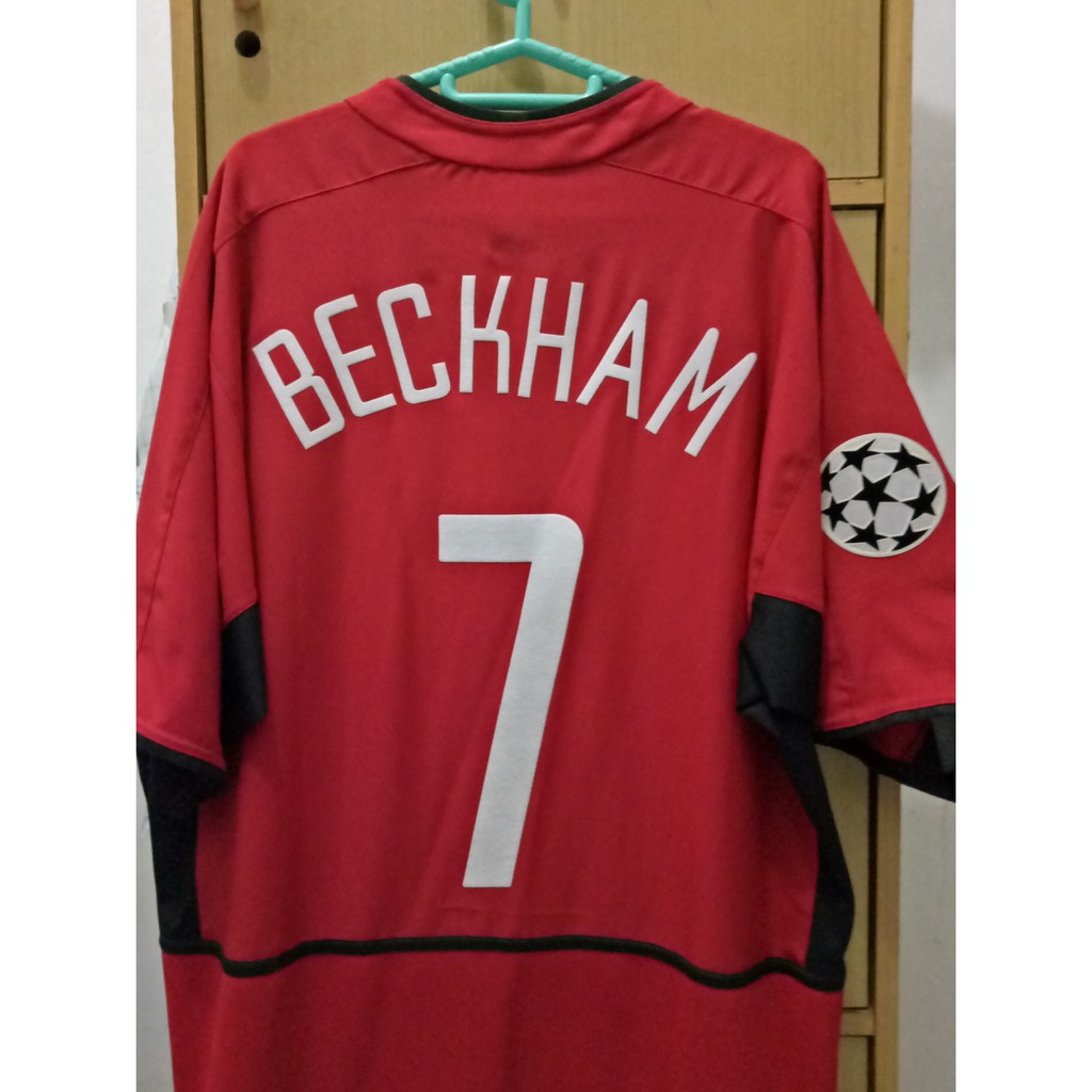 Jersey Manchester United Home 2003 - 2004 (Beckham Last Season in MU)