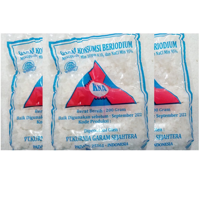 

3 Pcs Garam Kasar KNA 200gr