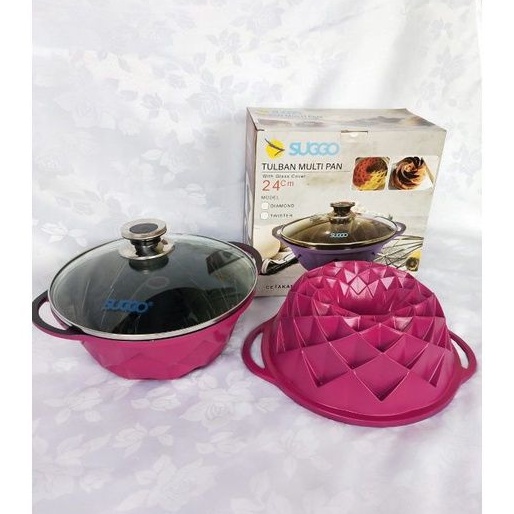 CETAKAN/LOYANG SUGGO TULBAN MULTI PAN 24 CM ANTI LENGKET
